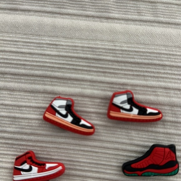 Set of 6 Nike Jordan  ShoeCharms for Shoes NEW IN PACKAGE - Picture 4 of 6